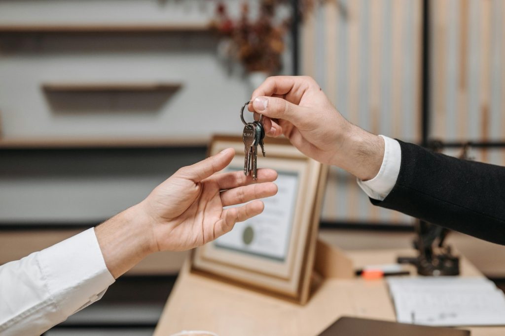 property handover after Form F
